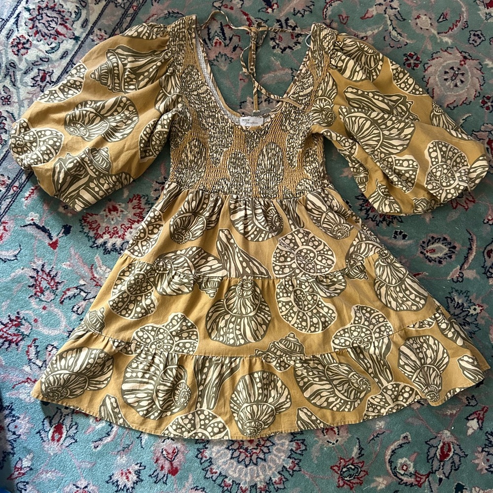 Anthropologie girl and the sun sundress